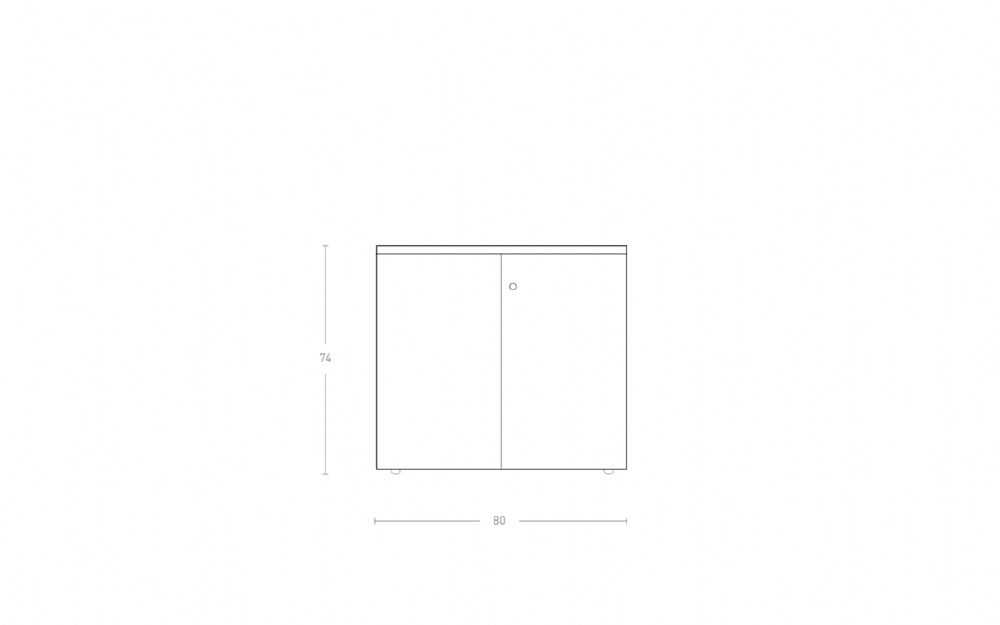 Dimensoes do produto armrio ha 80 x 74 x 50